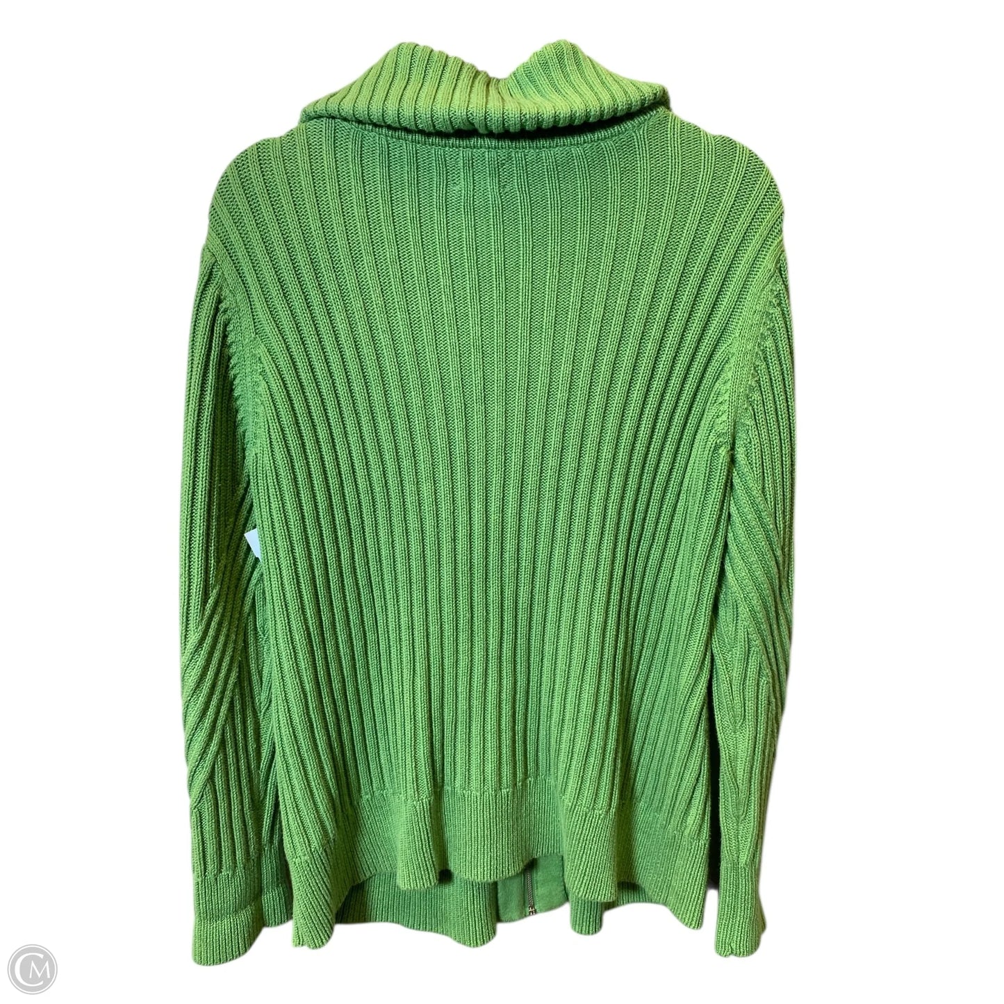 Sweater By Chicos In Green, Size: L