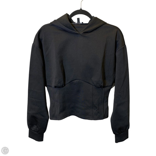 Sweatshirt Hoodie By Express In Black, Size: M
