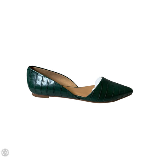 Shoes Flats By J. Crew In Green, Size: 9.5