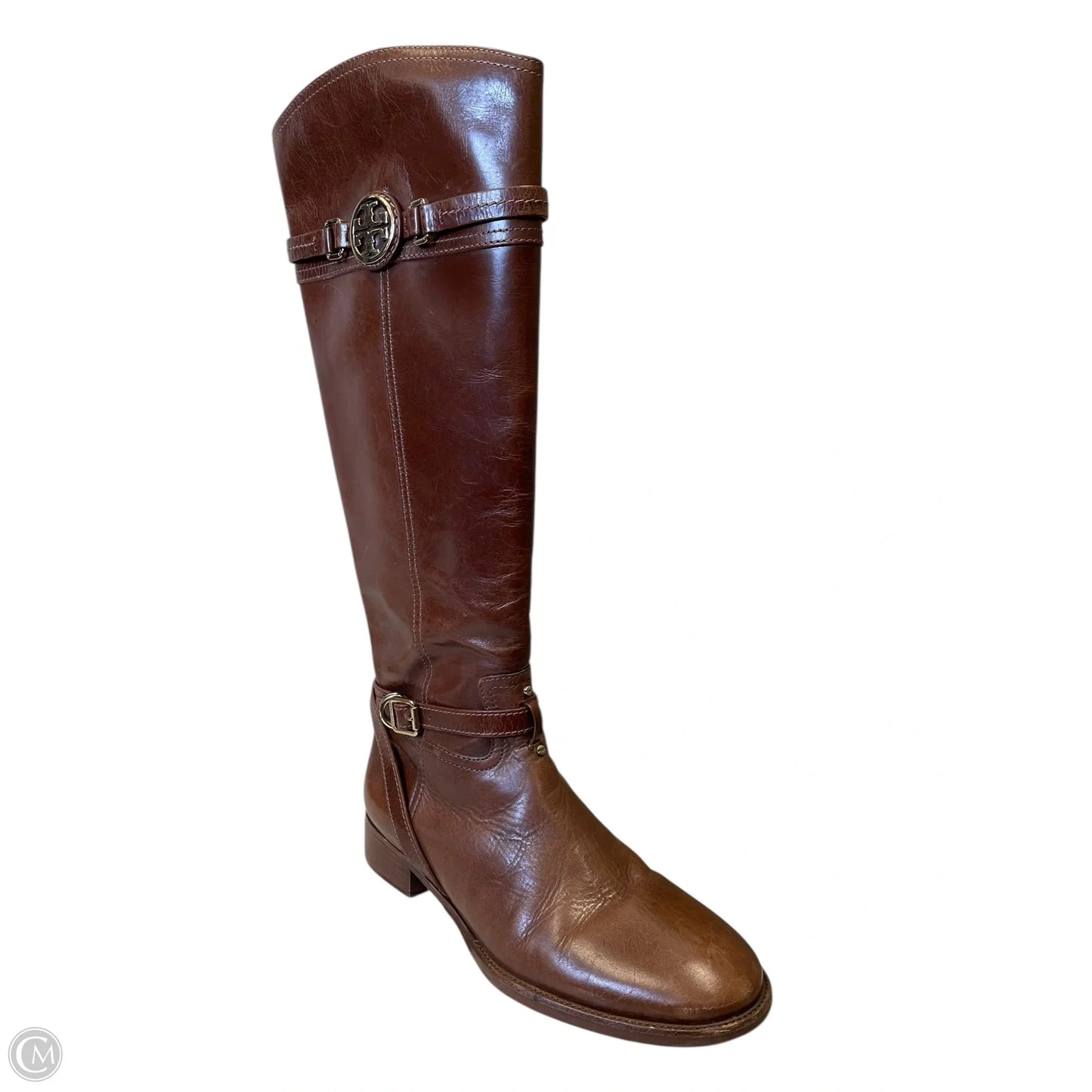 Boots Designer By Tory Burch In Brown, Size: 9.5
