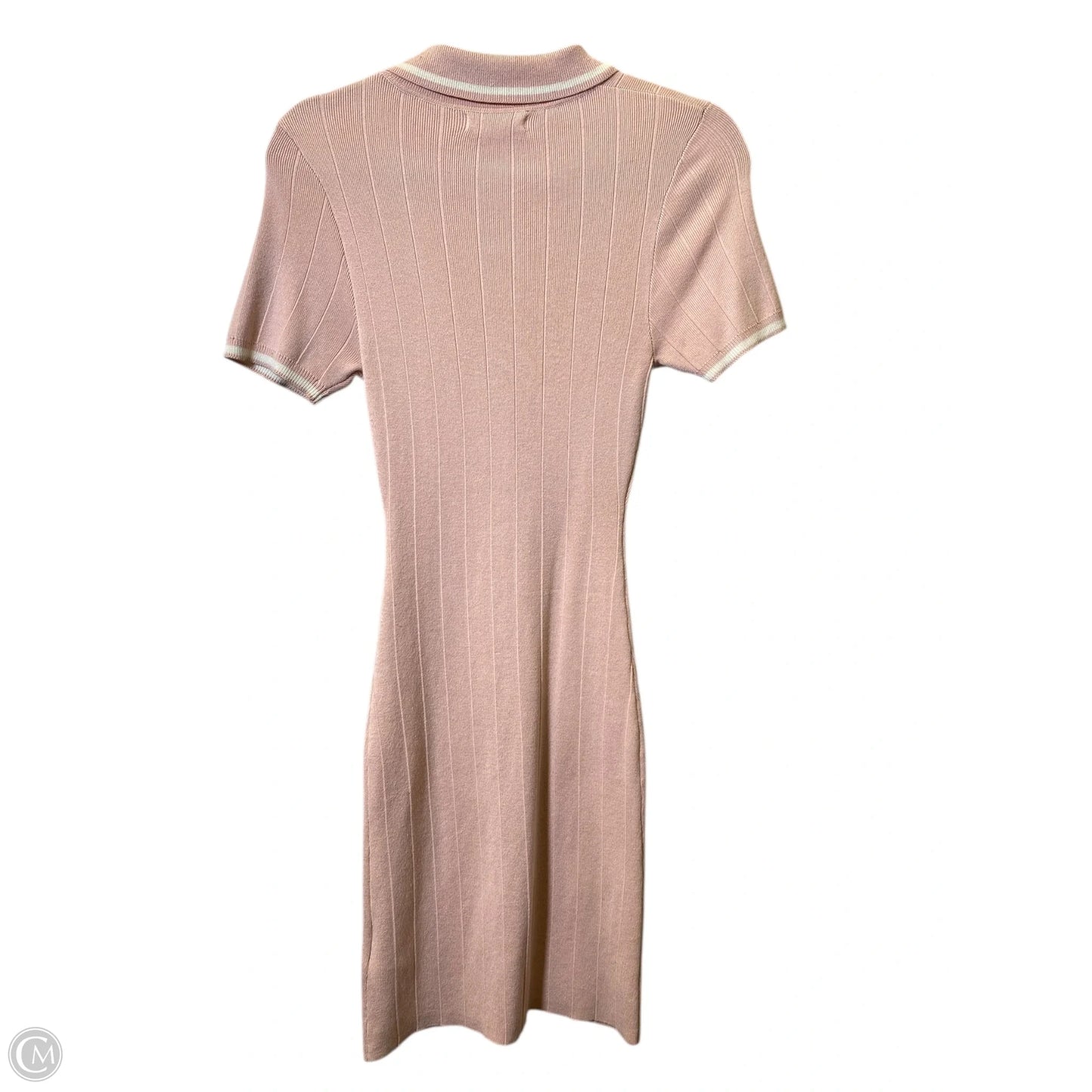 Dress Casual Midi By Guess In Pink, Size: M