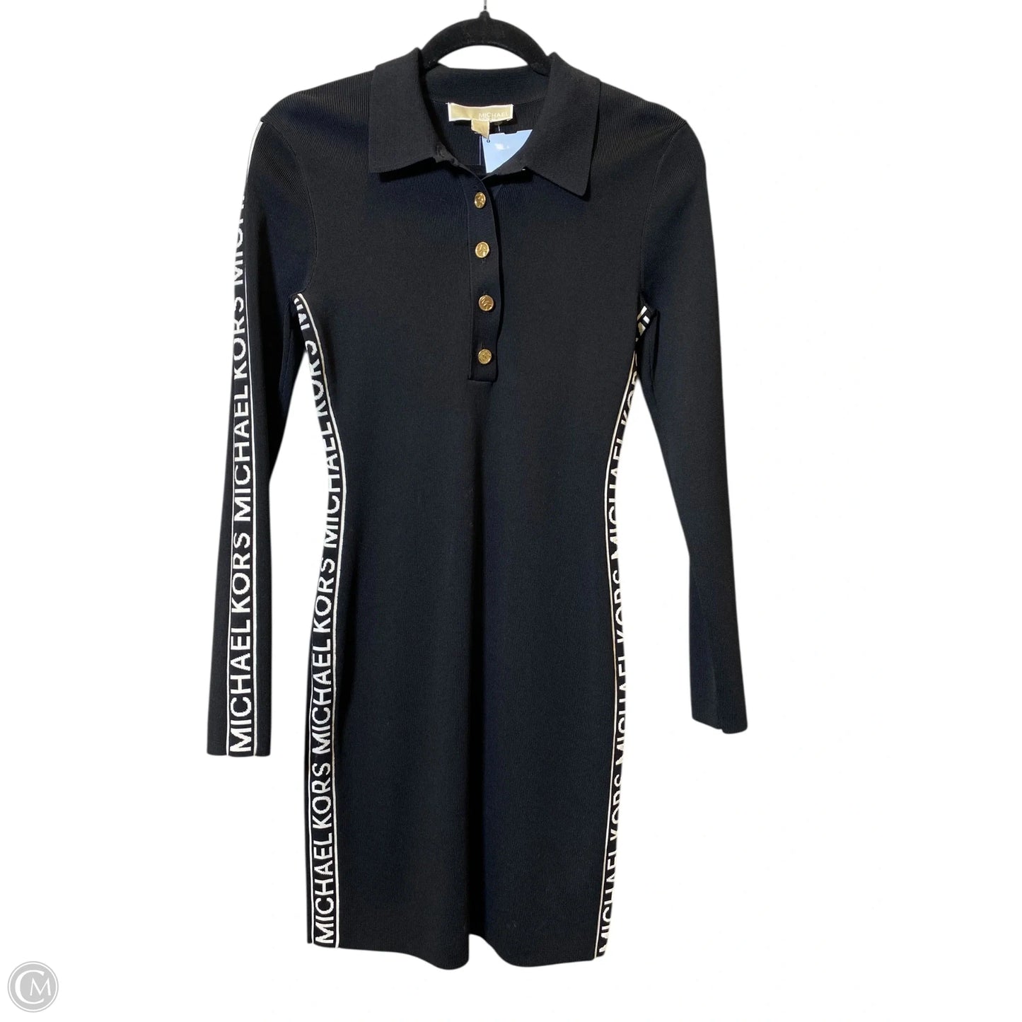 Dress Designer By Michael Kors In Black, Size: M