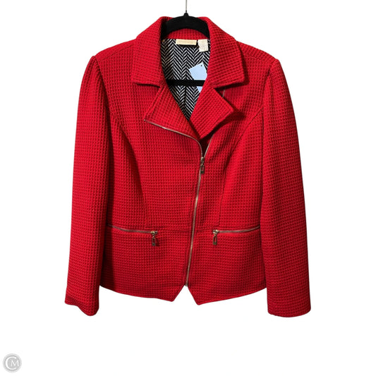 Blazer By Chicos In Red, Size: S