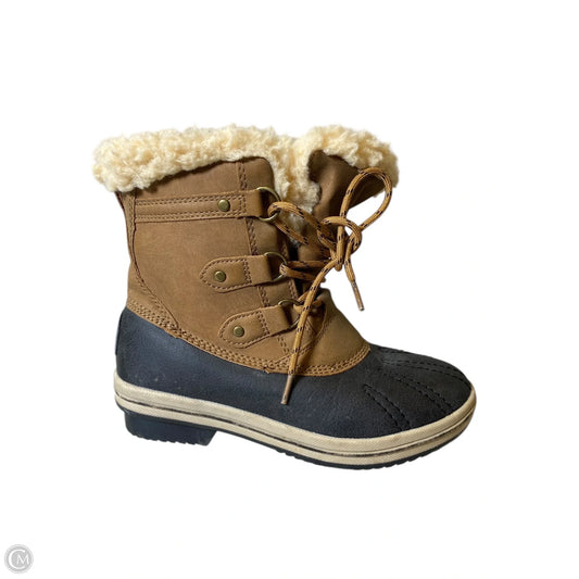 Boots Snow By Clothes Mentor In Multi-colored, Size: 6