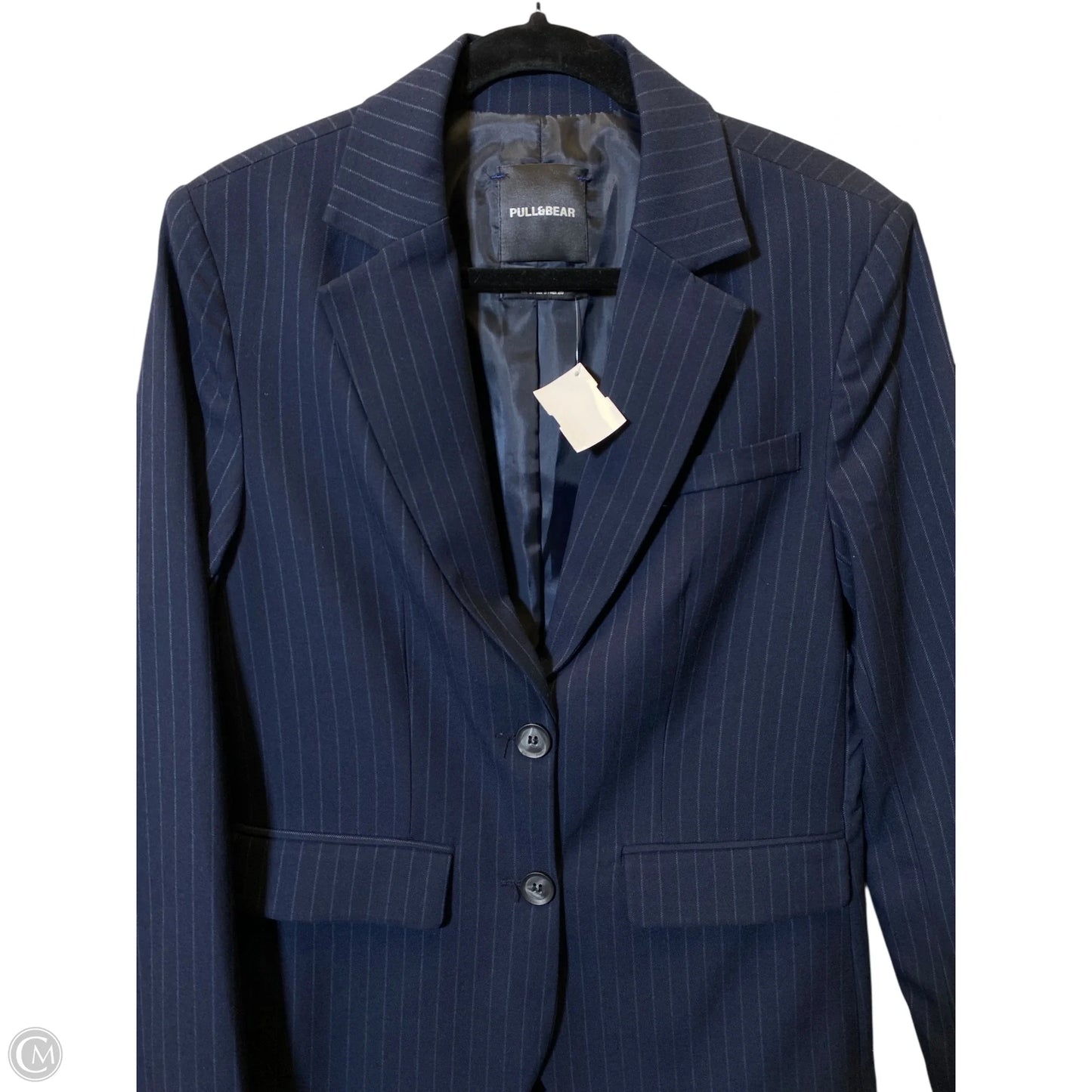 Blazer By Pull&bear In Striped Pattern, Size: S