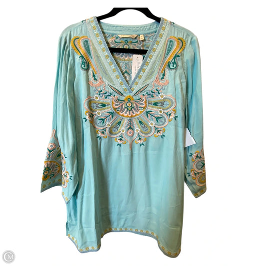 Top Long Sleeve By Soft Surroundings In Multi-colored, Size: Xl