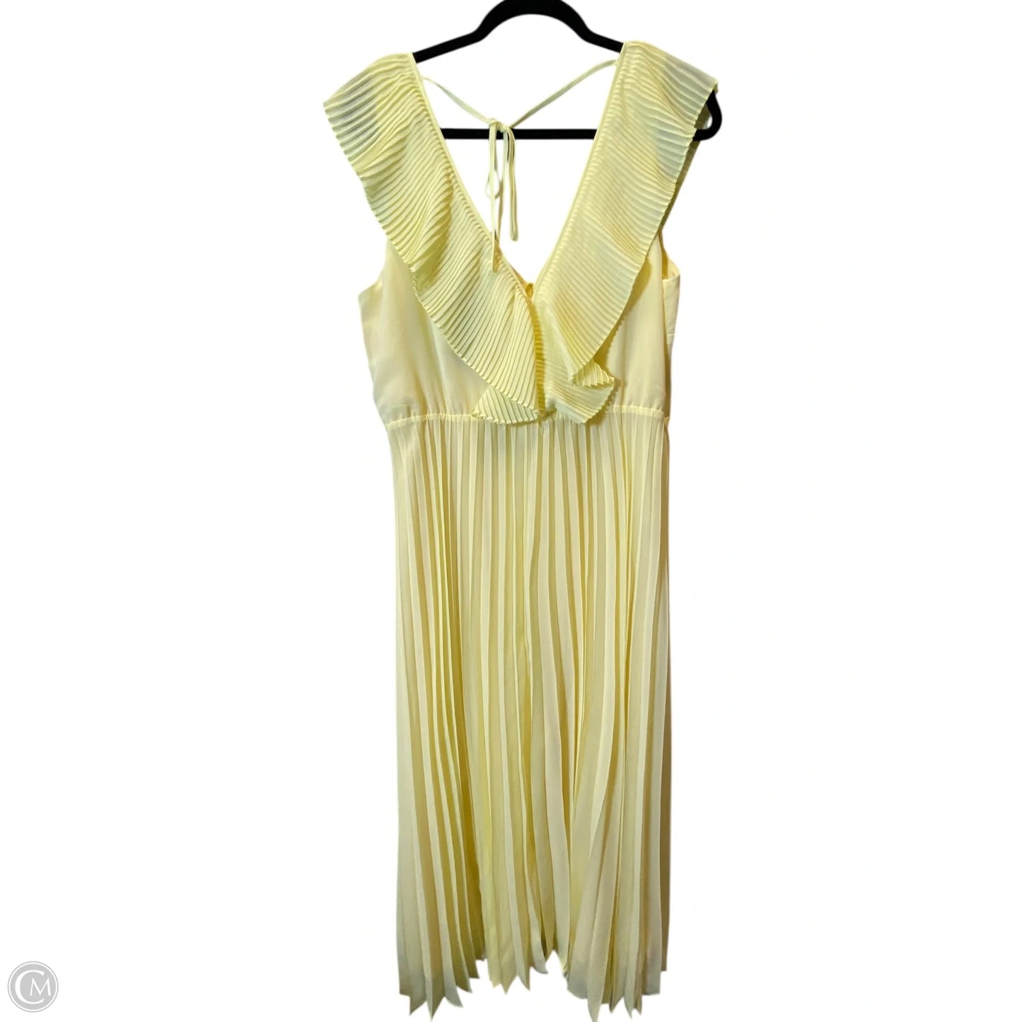 Dress Casual Maxi By Eloquii In Yellow, Size: 14