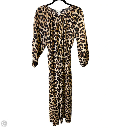 Dress Casual Maxi By H&m In Animal Print, Size: S