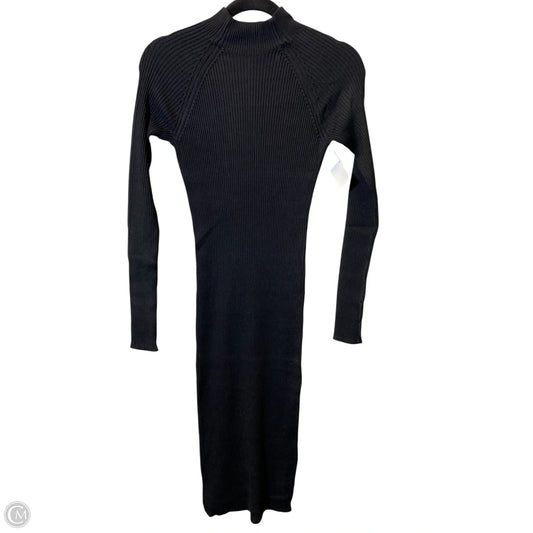 Dress Casual Midi By Clothes Mentor In Black, Size: M