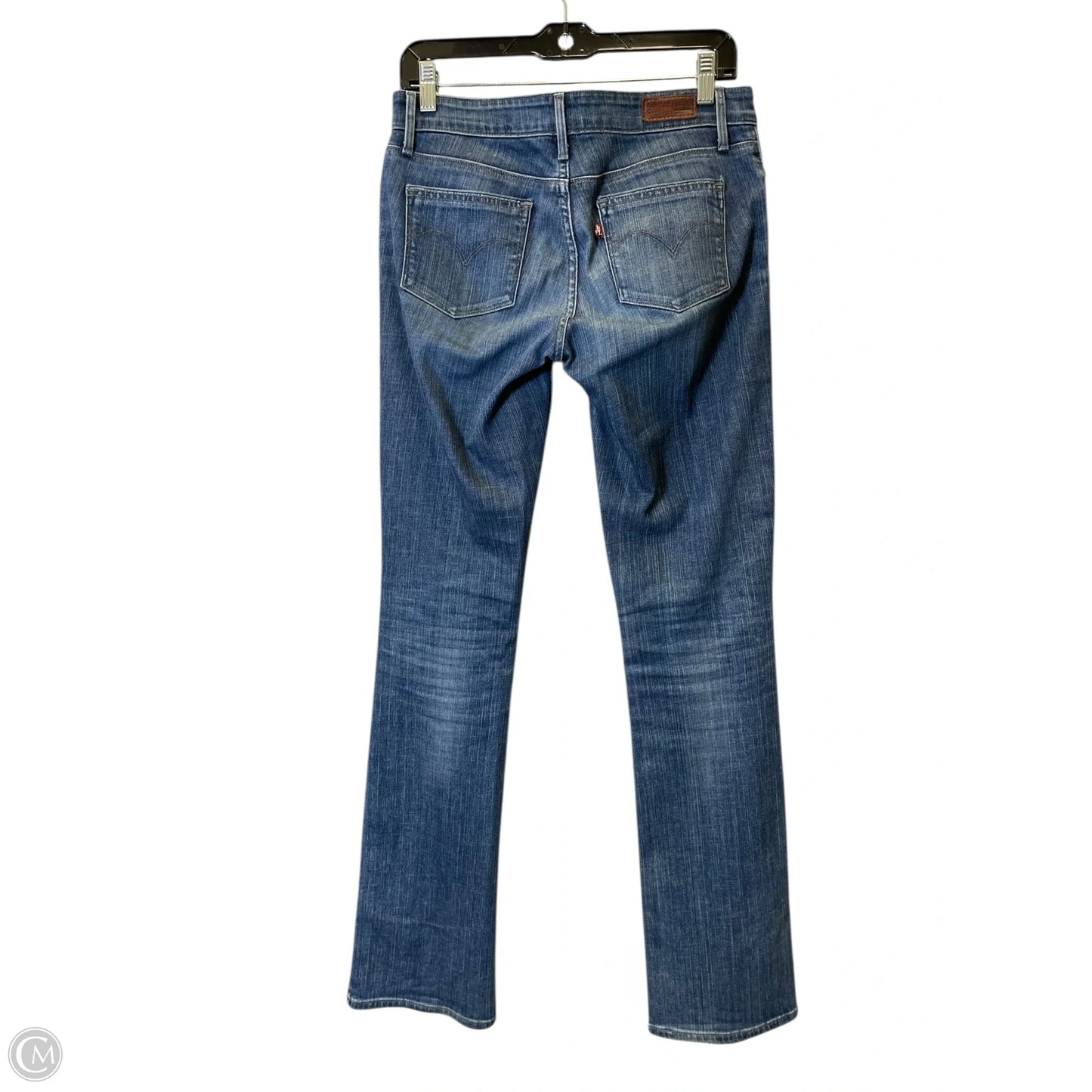 Jeans Boot Cut By Levis In Blue Denim, Size: 4