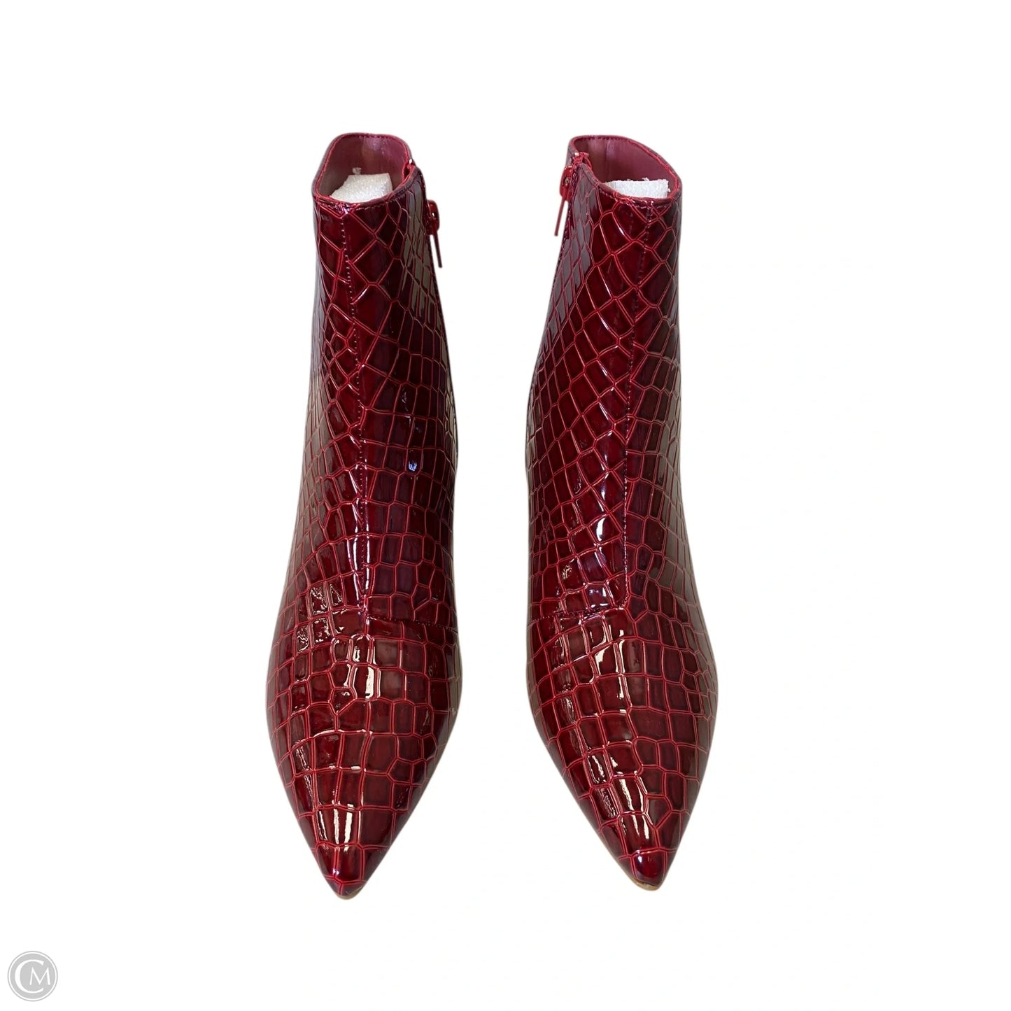 Boots Ankle Heels By Sugar In Red, Size: 8.5