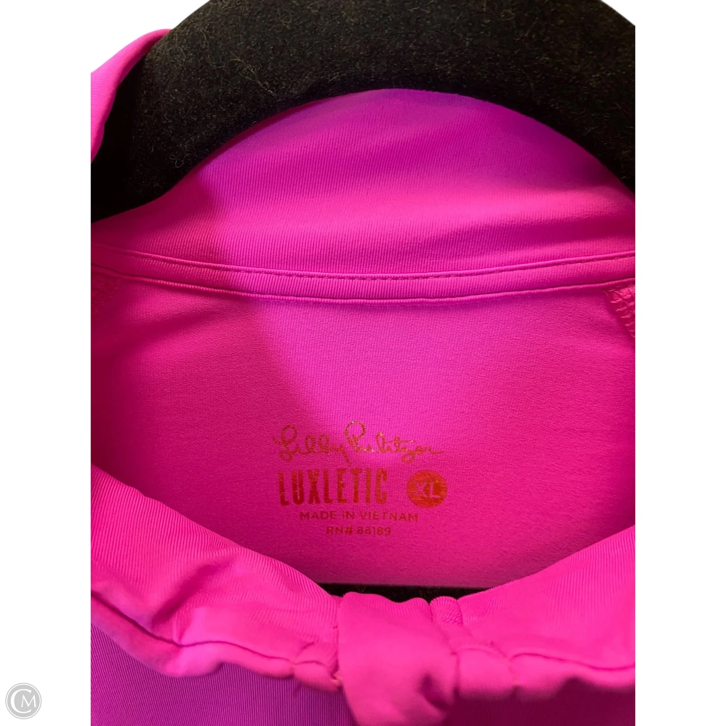 Top Long Sleeve Designer By Lilly Pulitzer In Pink, Size: Xl