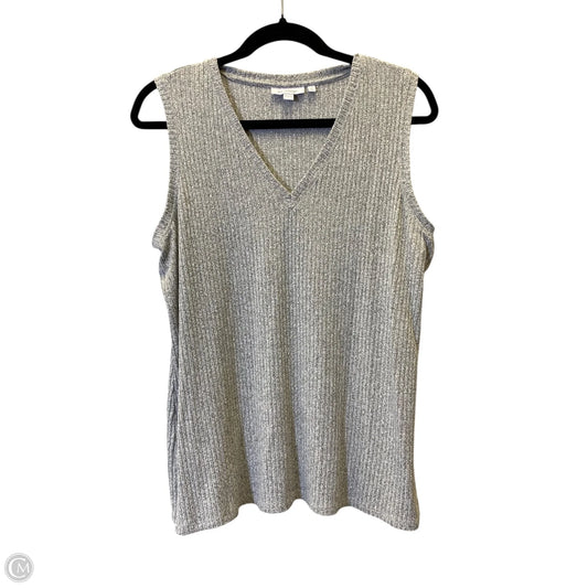 Tank Top By Chicos In Grey, Size: L