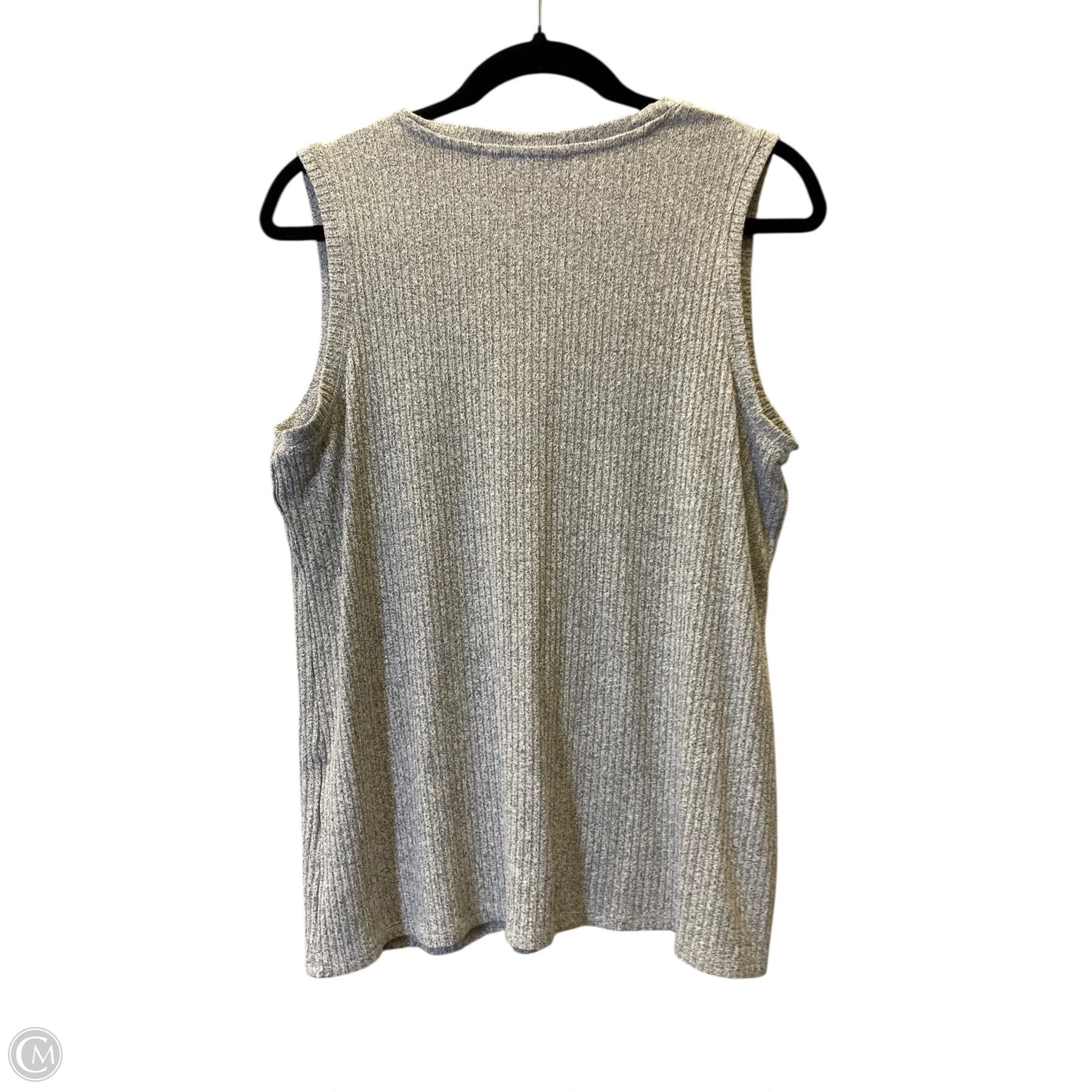Tank Top By Chicos In Grey, Size: L