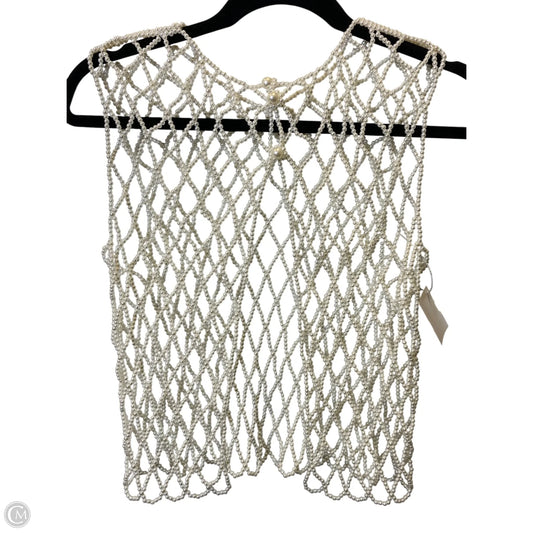 Vest Other By Clothes Mentor In White, Size: S