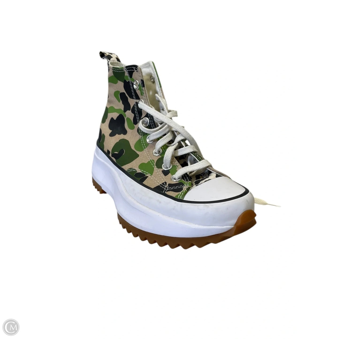 Shoes Sneakers Platform By Converse In Camouflage Print, Size: 7.5