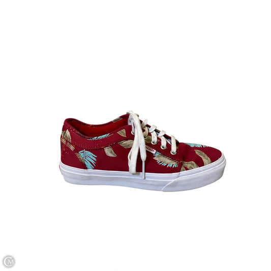 Shoes Sneakers By Vans In Multi-colored, Size: 6.5