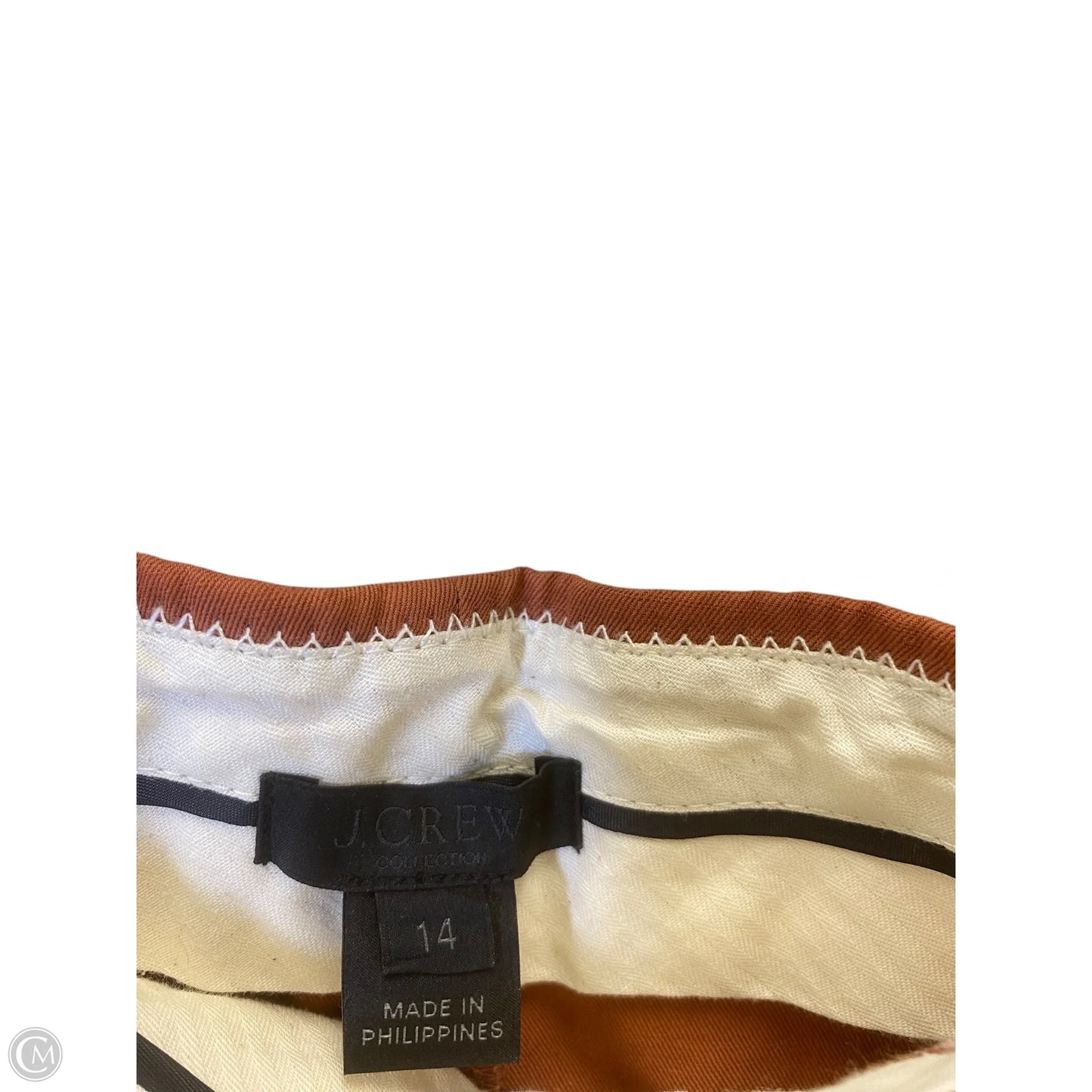 Pants Cropped By J. Crew In Orange, Size: 14