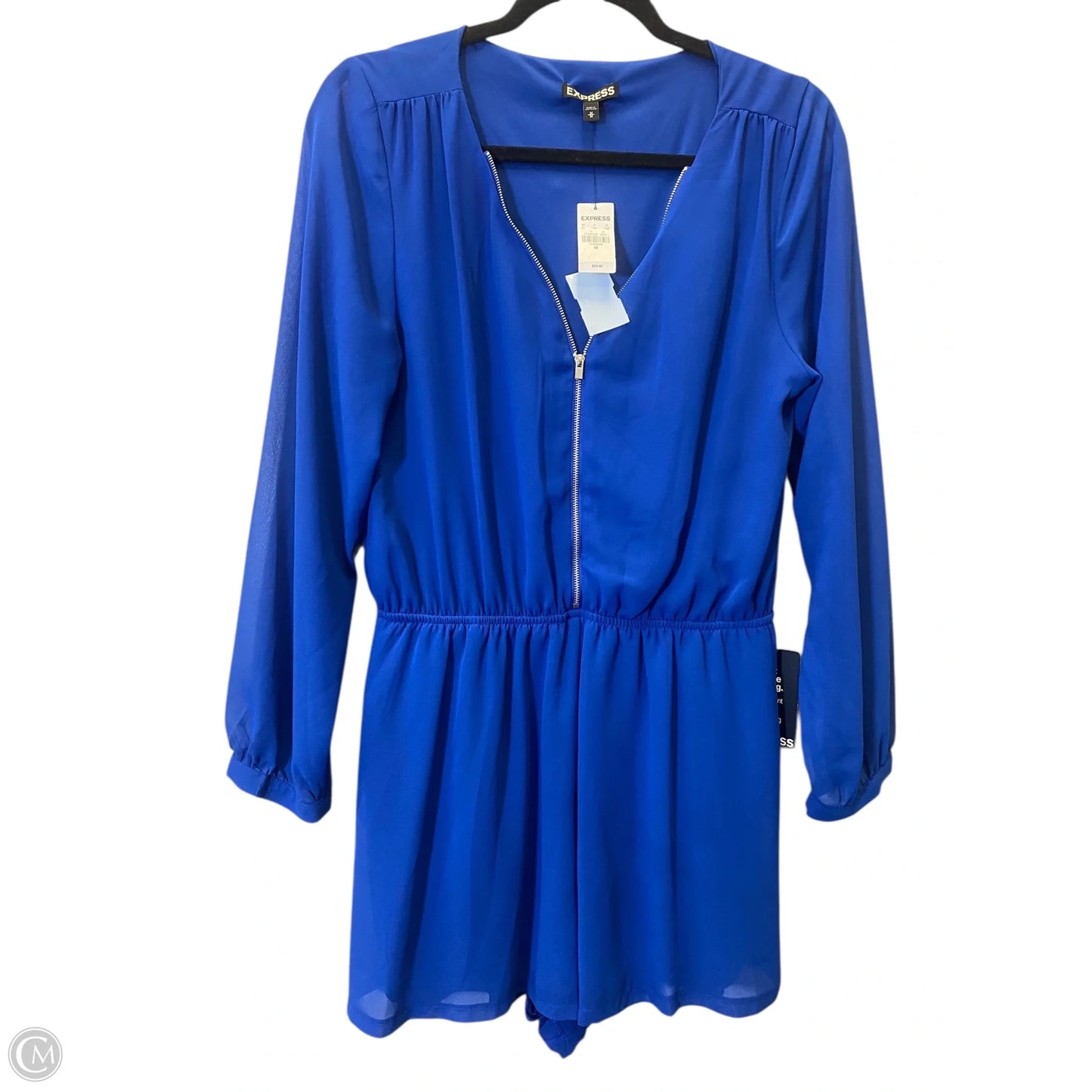 Romper By Express In Blue, Size: M