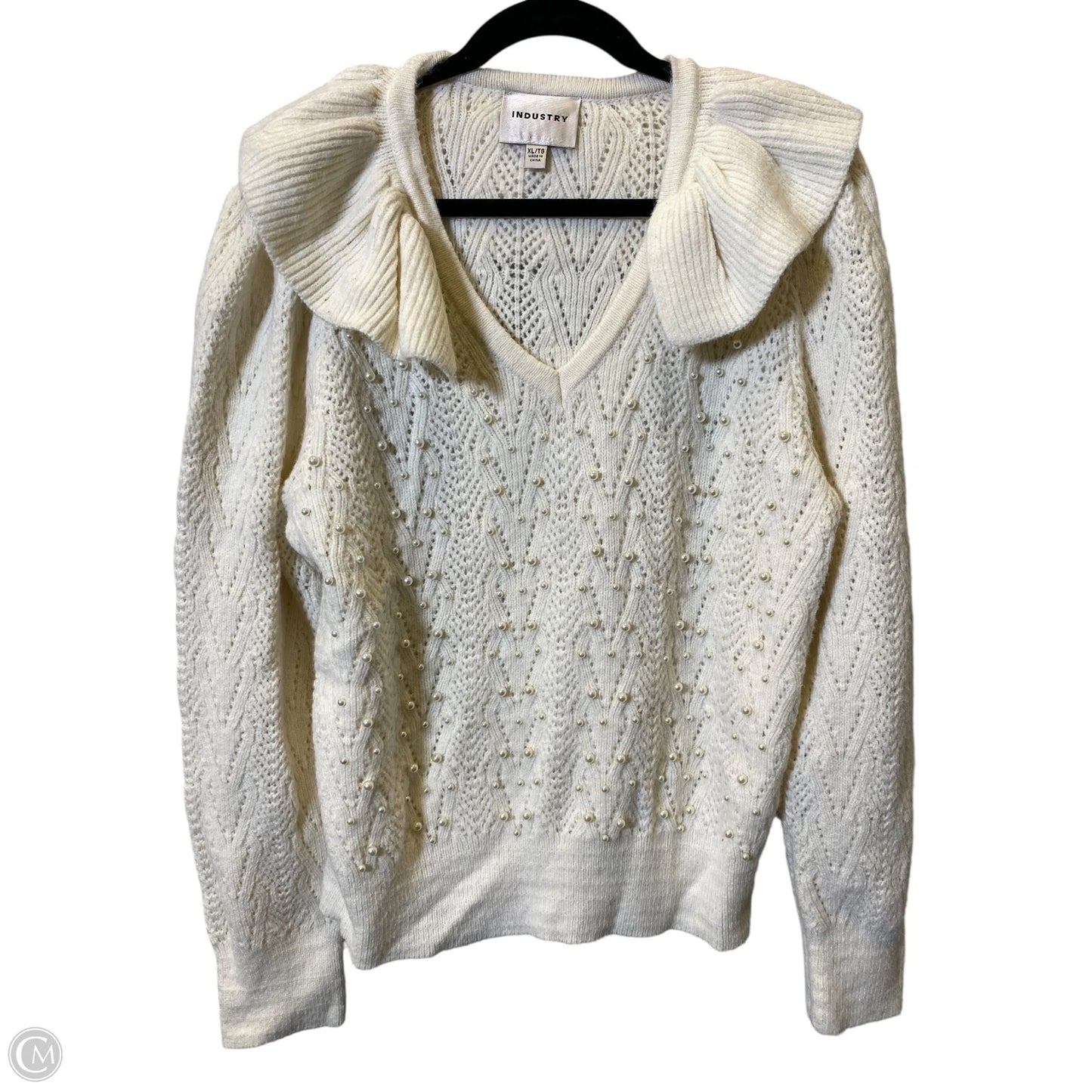Sweater By Industry In Cream, Size: Xl