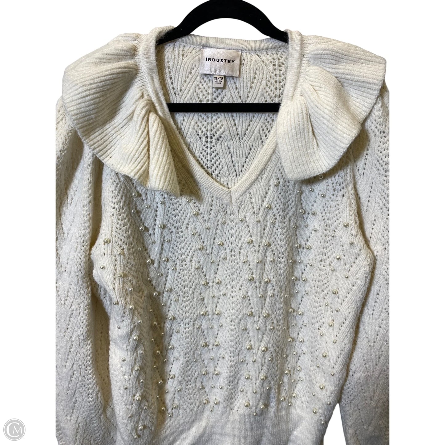 Sweater By Industry In Cream, Size: Xl