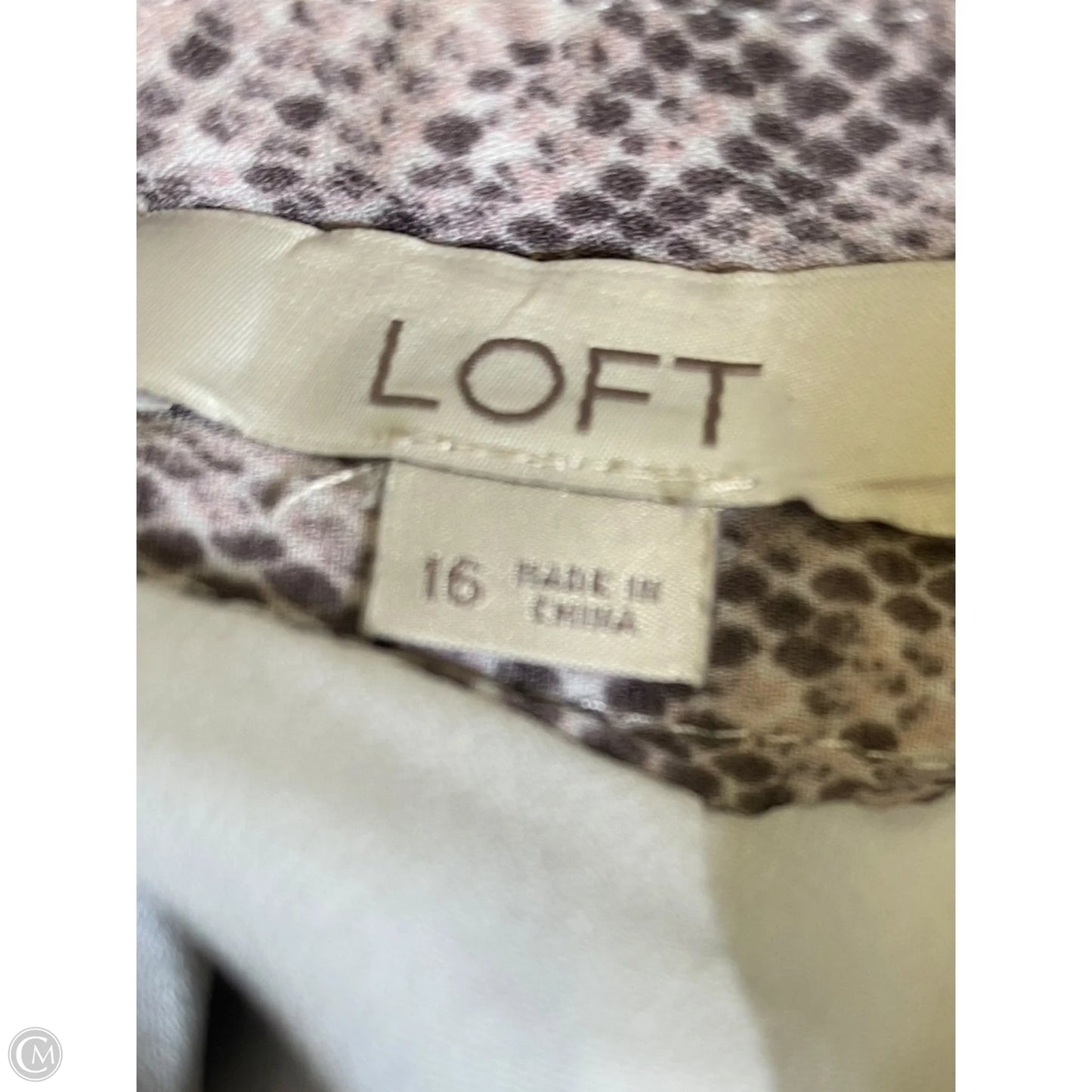 Skirt Maxi By Clothes Mentor In Snakeskin Print, Size: Xl