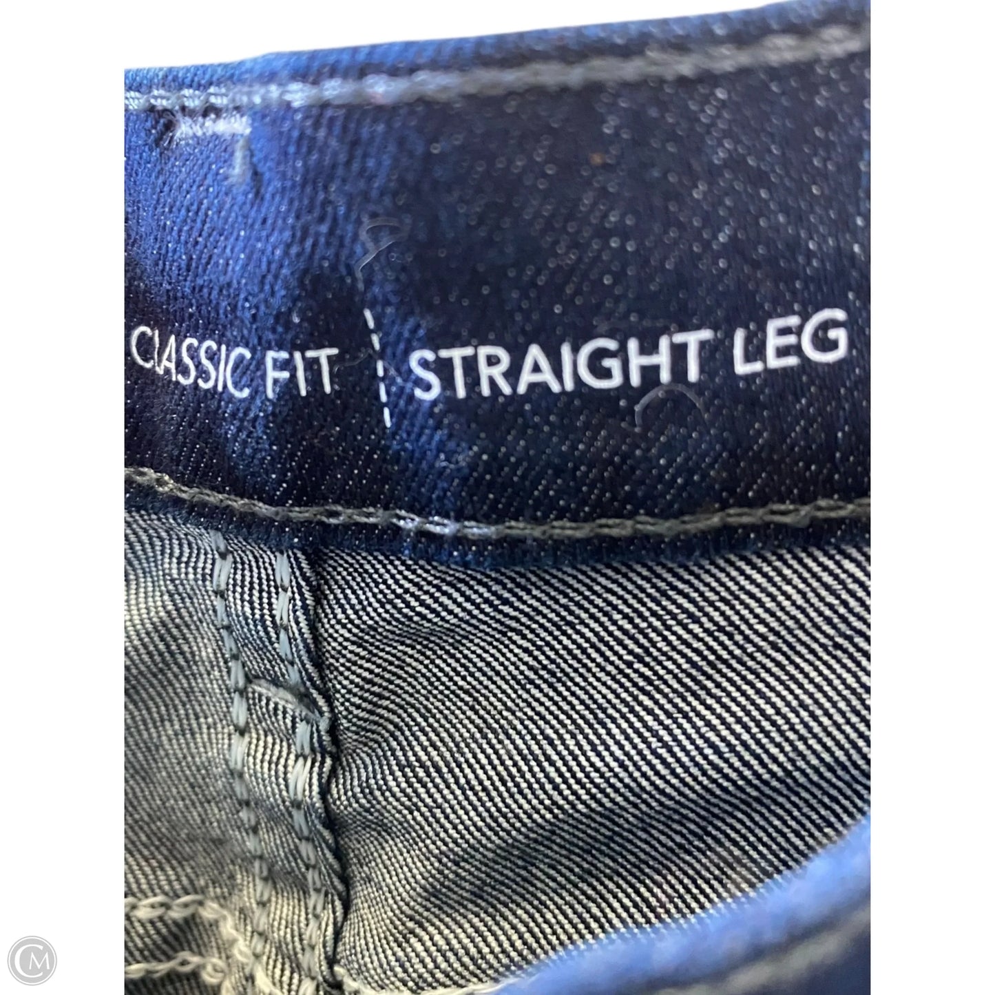 Jeans Straight By Lee In Blue Denim, Size: 6