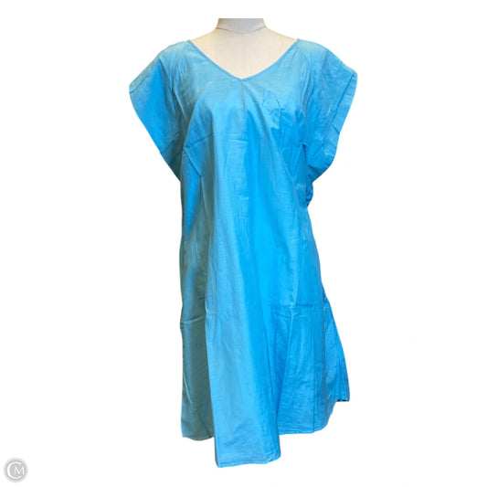 Dress Casual Midi By Chicos In Blue, Size: Xxl