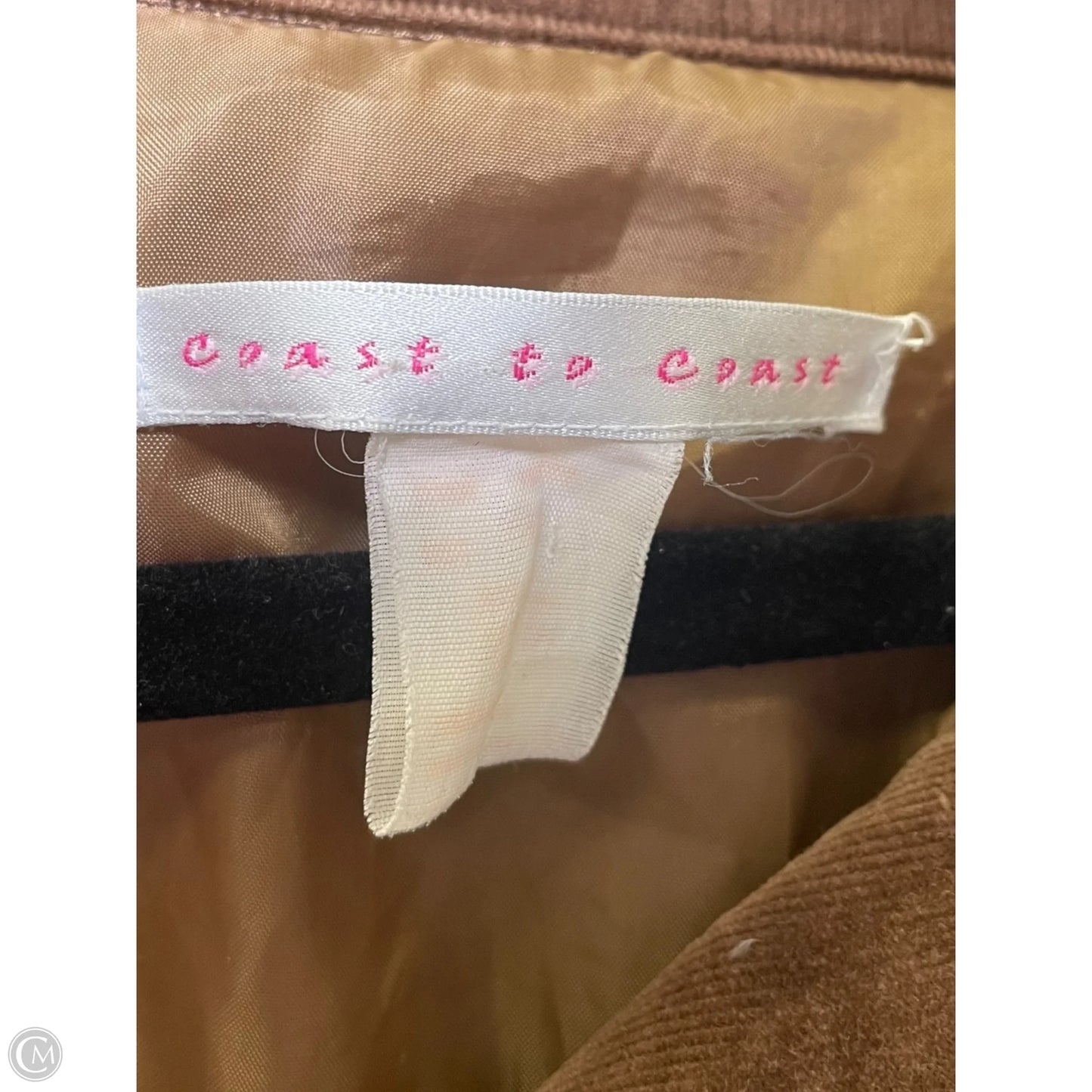 Jacket Denim By Clothes Mentor In Brown, Size: M