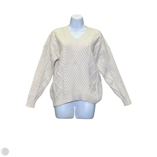 Sweater By Sunday Best In Cream, Size: Xs