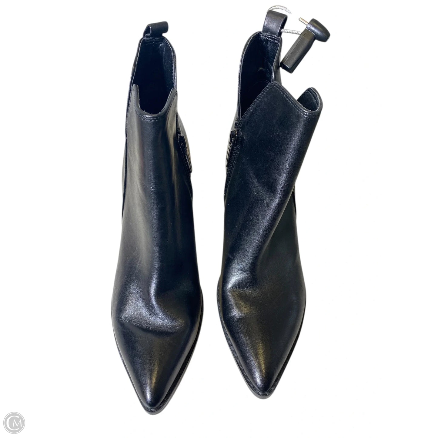 Boots Ankle Heels By Nine West In Black, Size: 8.5