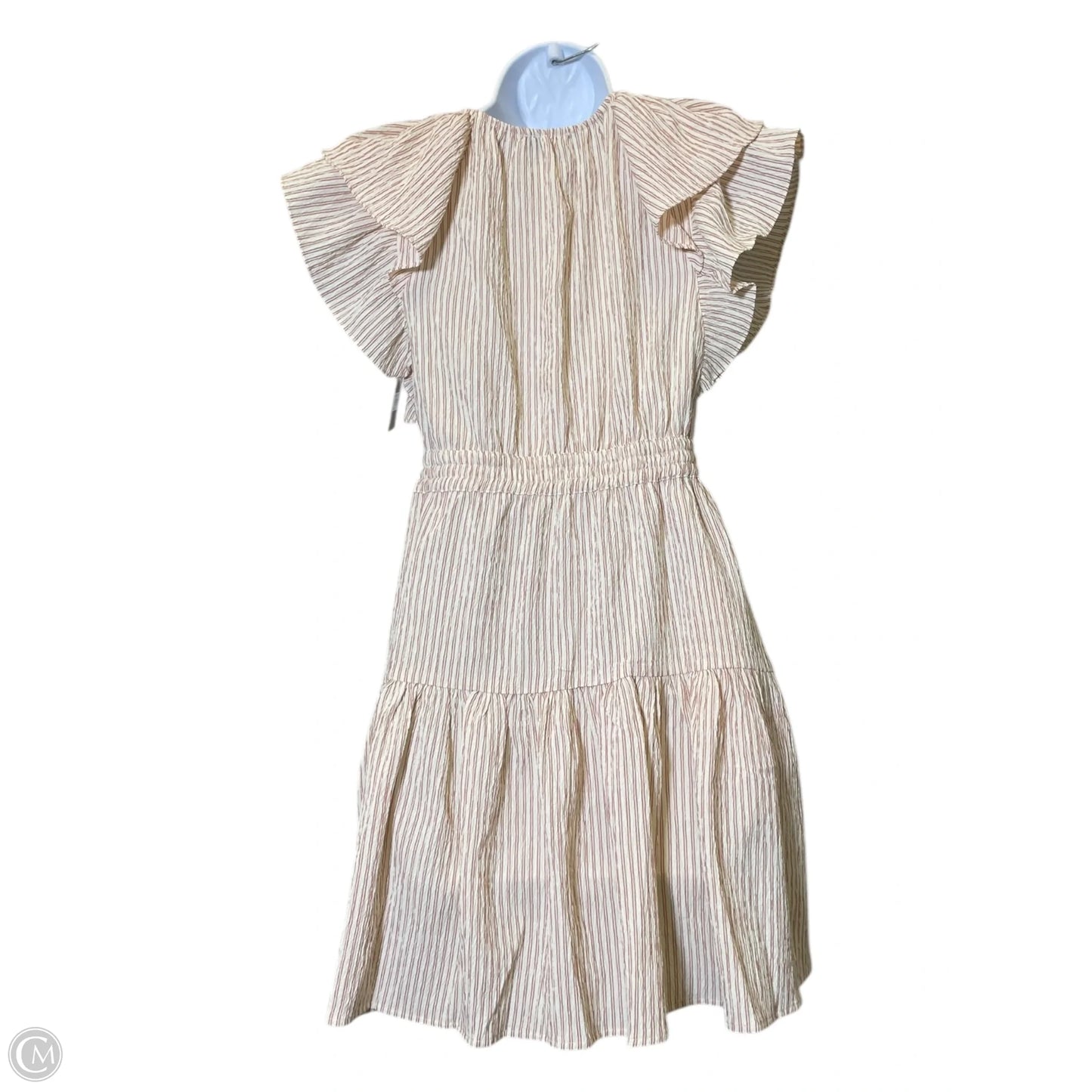 Dress Casual Midi By Clothes Mentor In Striped Pattern, Size: Xs