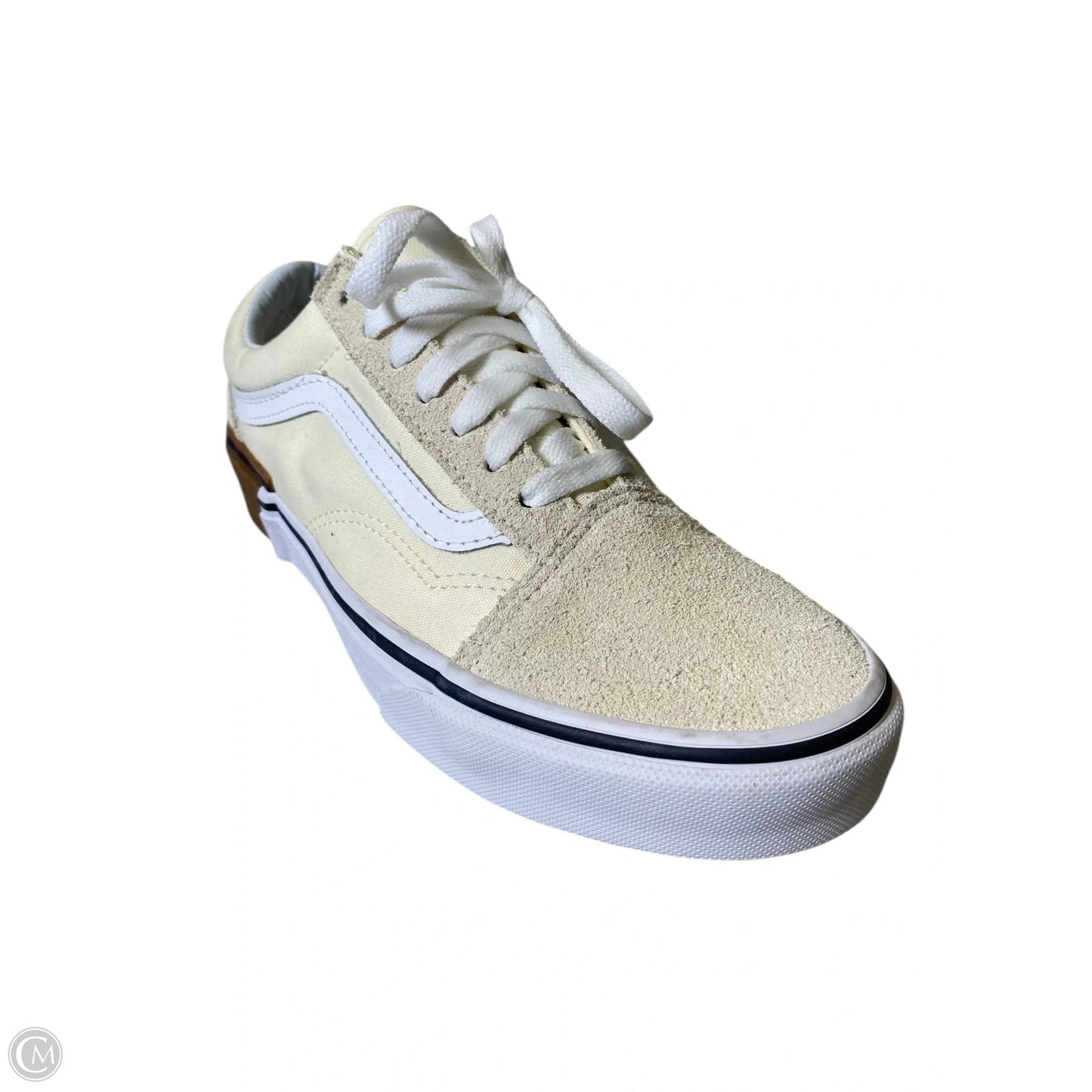 Shoes Sneakers By Vans In Cream, Size: 7