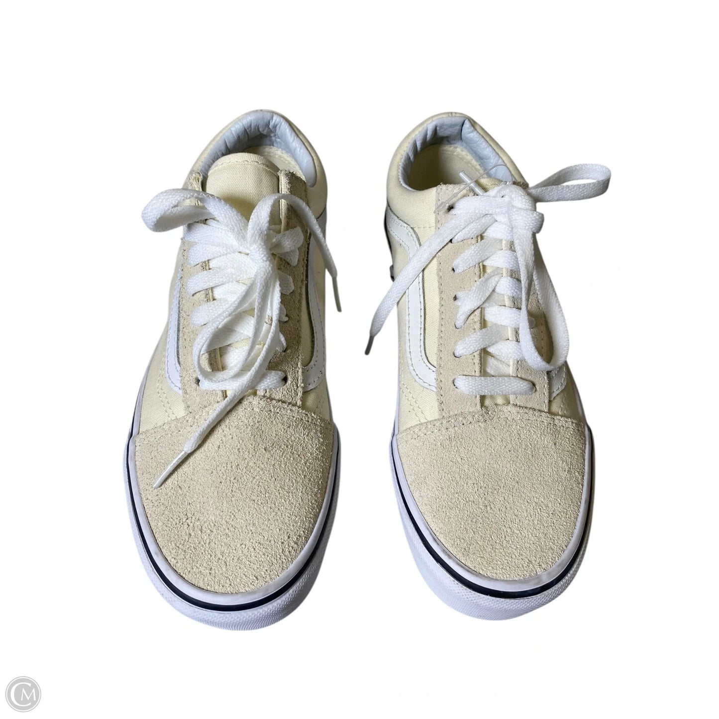 Shoes Sneakers By Vans In Cream, Size: 7