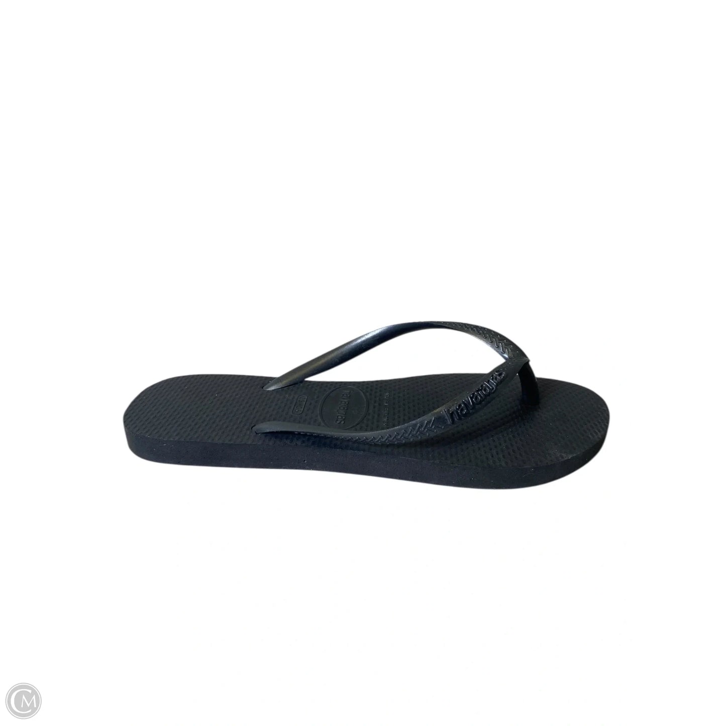 Sandals Flip Flops By Havaianas In Black, Size: 6
