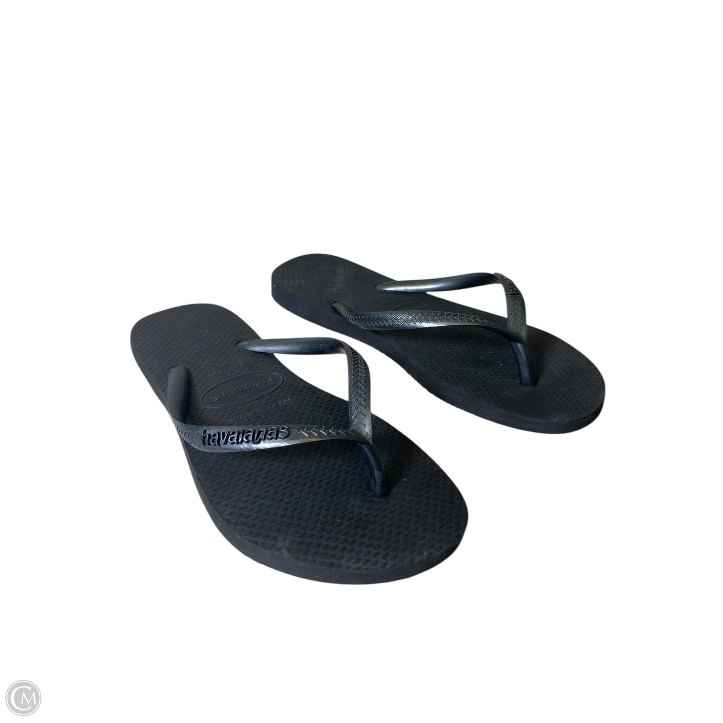 Sandals Flip Flops By Havaianas In Black, Size: 6