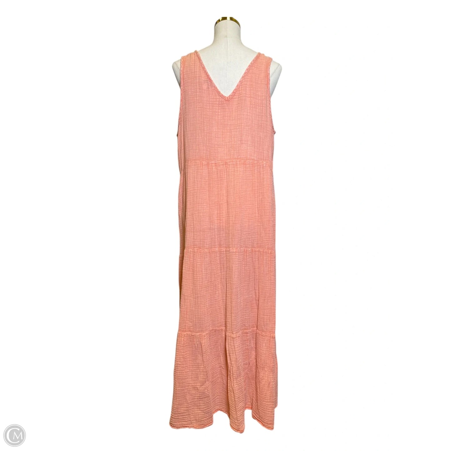 Dress Casual Maxi By Wonderly In Peach, Size: Xl