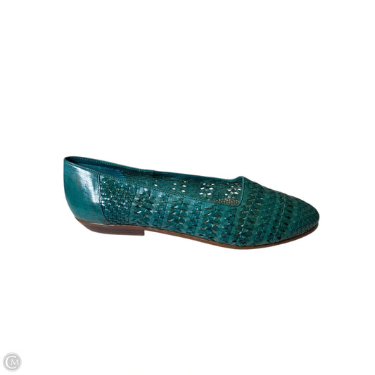 Shoes Flats By Clothes Mentor In Green, Size: 10