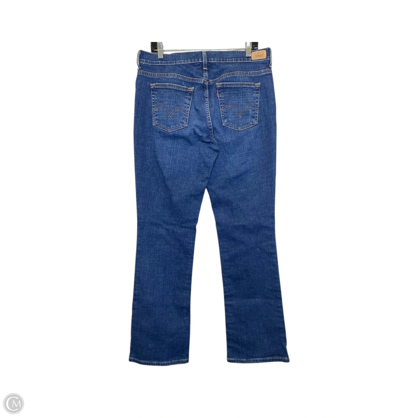 Jeans Boot Cut By Levis In Blue Denim, Size: 12