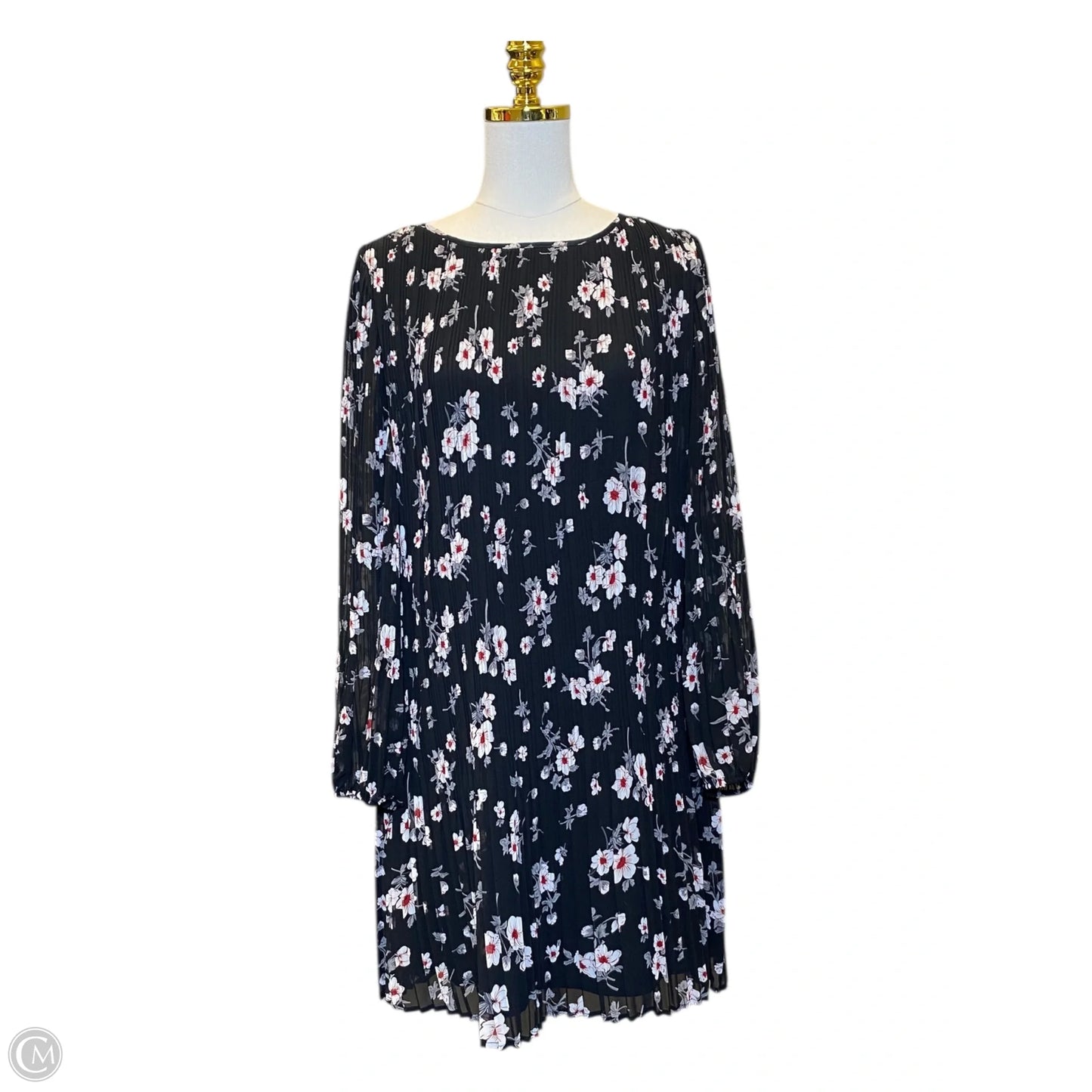 Dress Casual Midi By Mng In Floral Print, Size: L