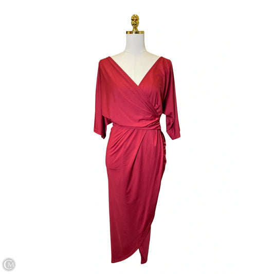 Dress Casual Maxi By Clothes Mentor In Maroon, Size: M