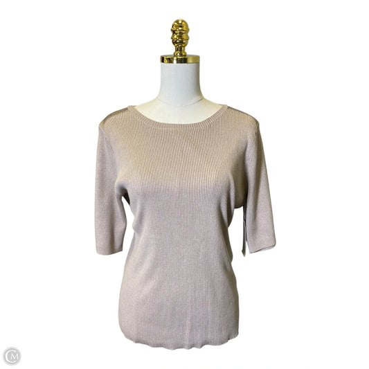 Top 3/4 Sleeve By Worthington In Cream, Size: Xl