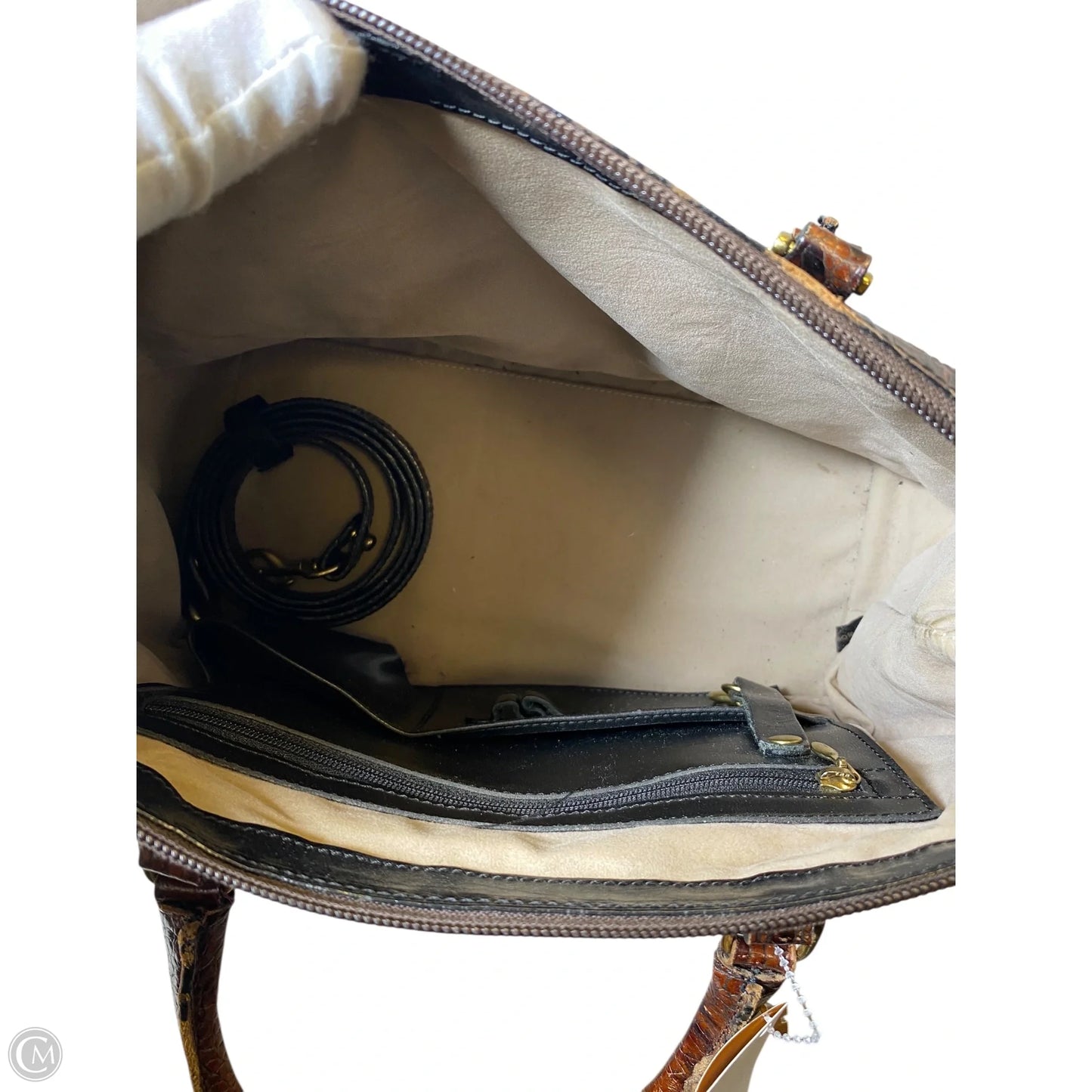 Handbag Designer By Brahmin, Size: Medium