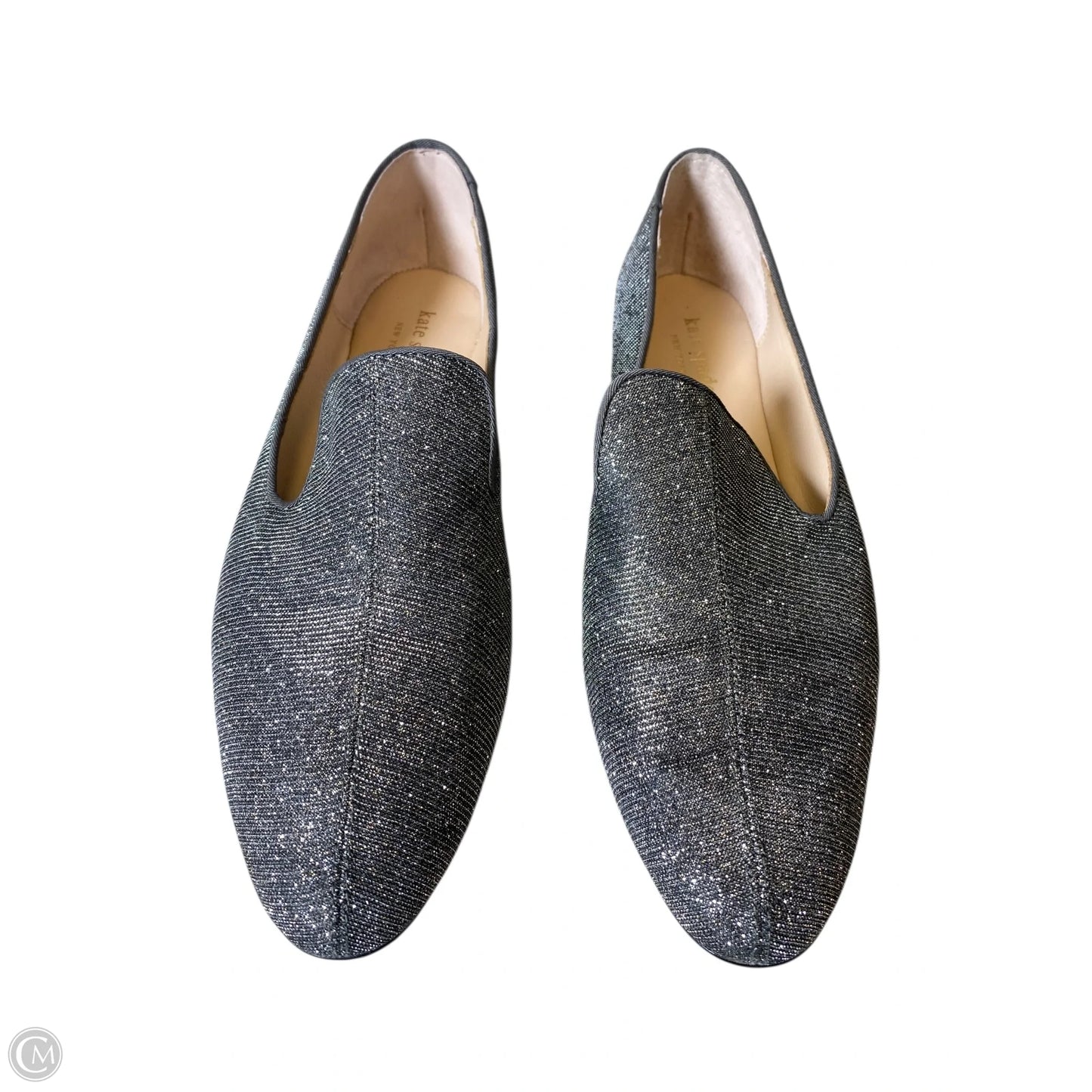 Shoes Designer By Kate Spade In Silver, Size: 7.5