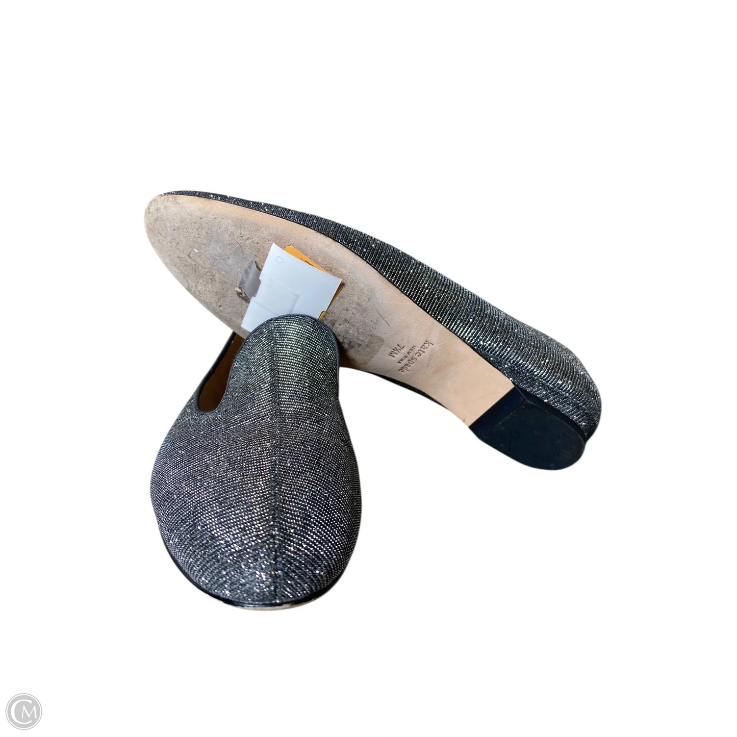 Shoes Designer By Kate Spade In Silver, Size: 7.5