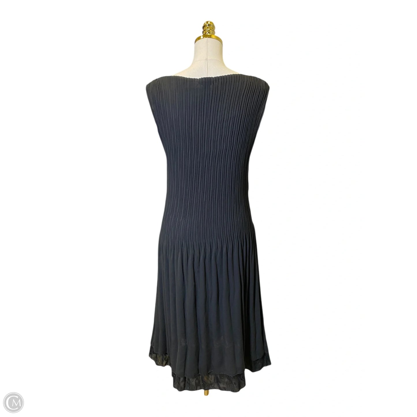 Dress Casual Midi By Clothes Mentor In Black, Size: L