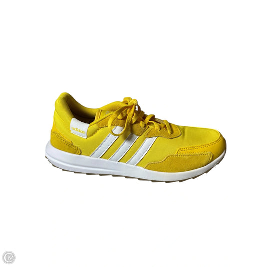 Shoes Sneakers By Adidas In Yellow, Size: 7.5