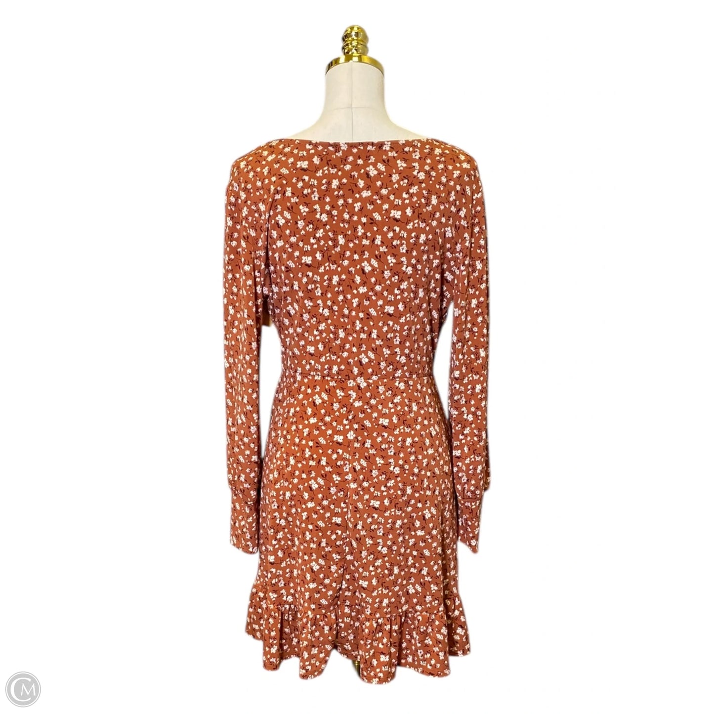 Dress Casual Midi By Kaileigh In Floral Print, Size: L