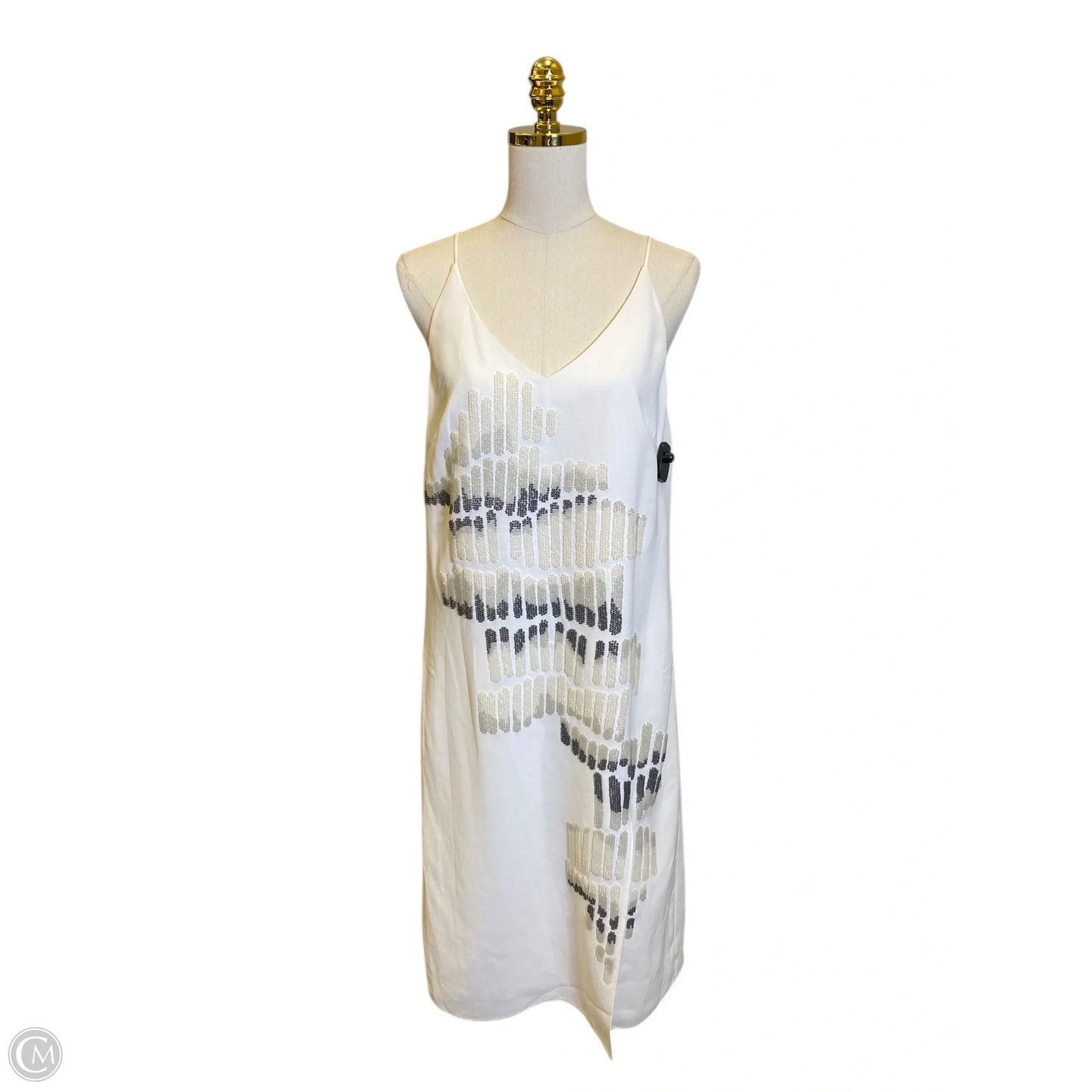 Dress Designer By Halston In White, Size: 6