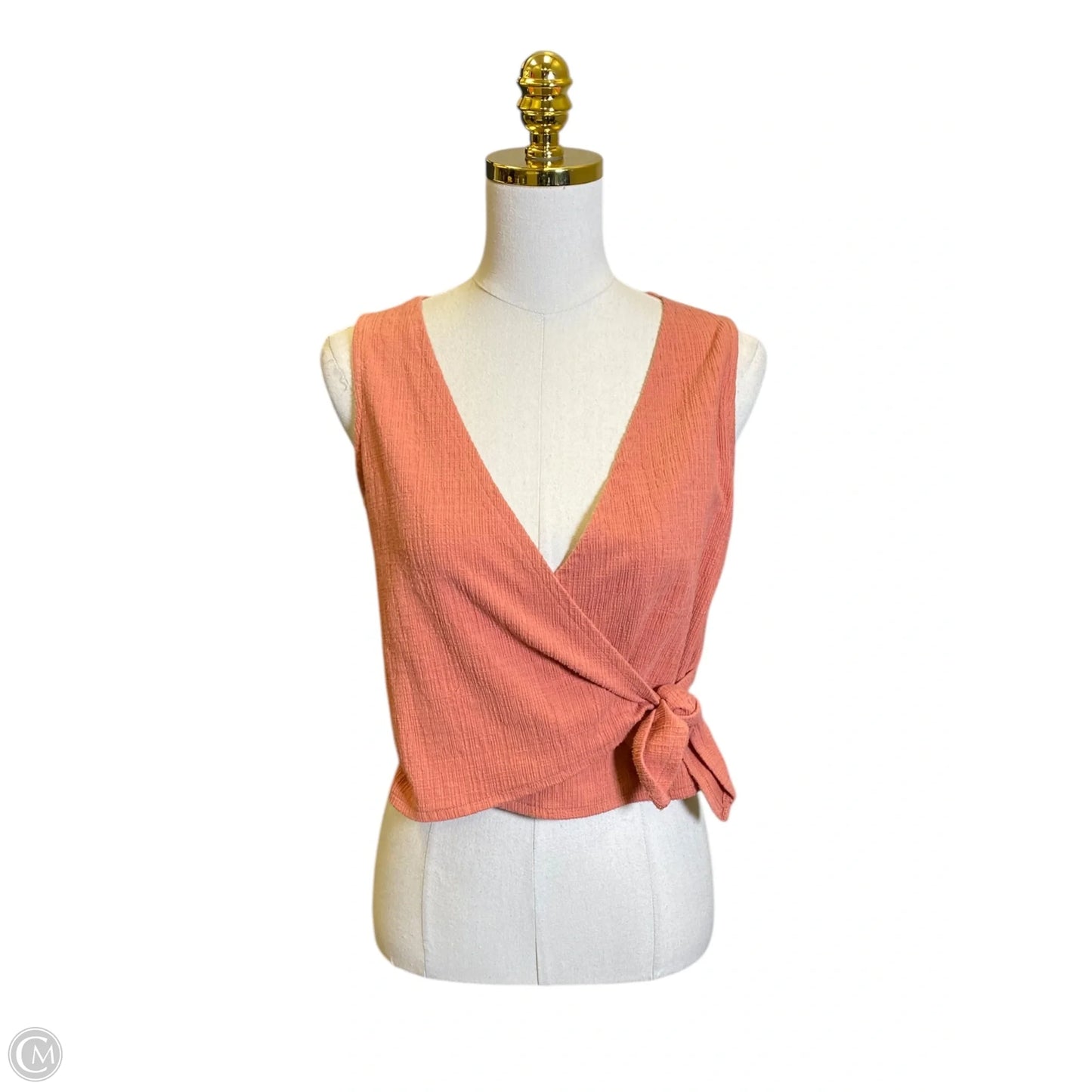 Top Sleeveless By Madewell In Peach, Size: Xs
